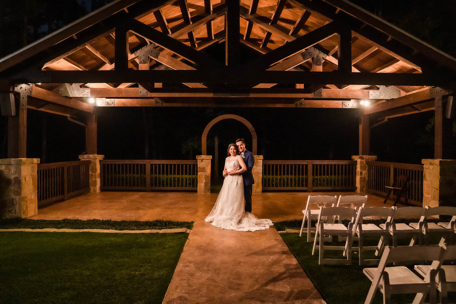 Eva and Frank wedding at The Springs Events in Magnolia Texas