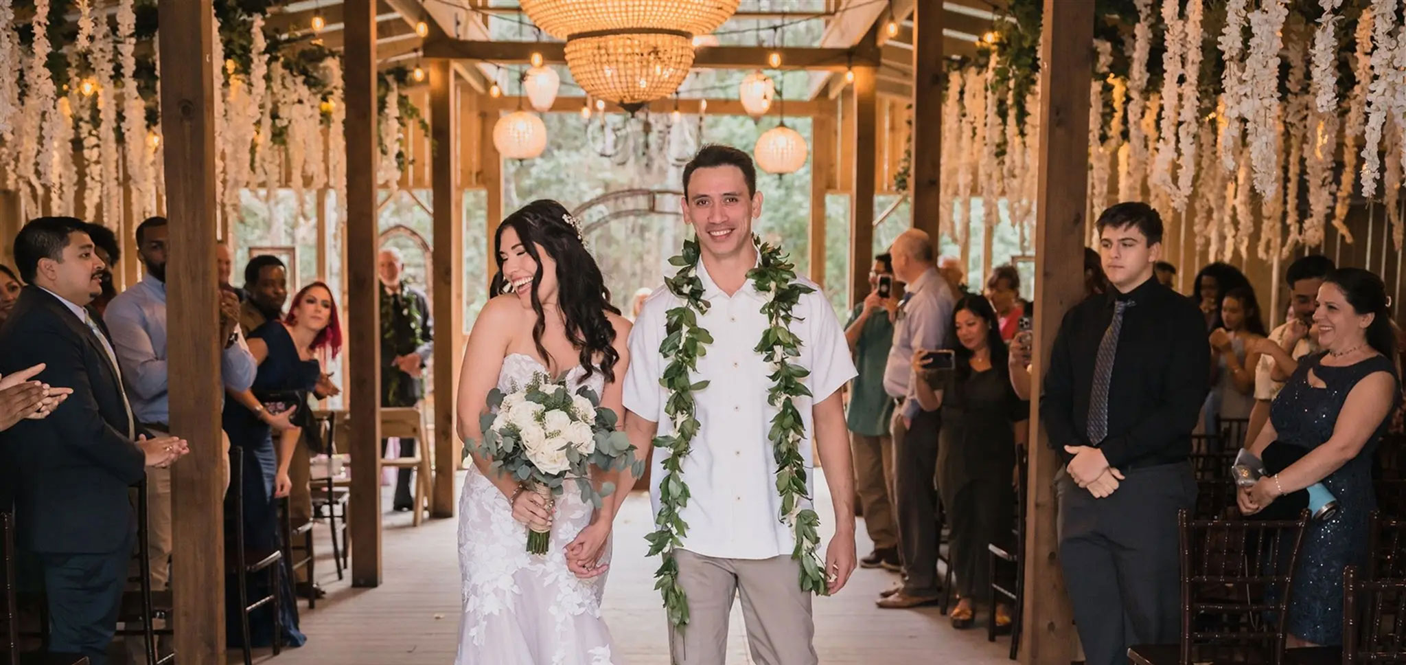 Elegant wedding couple portrait with natural light and romantic styling
