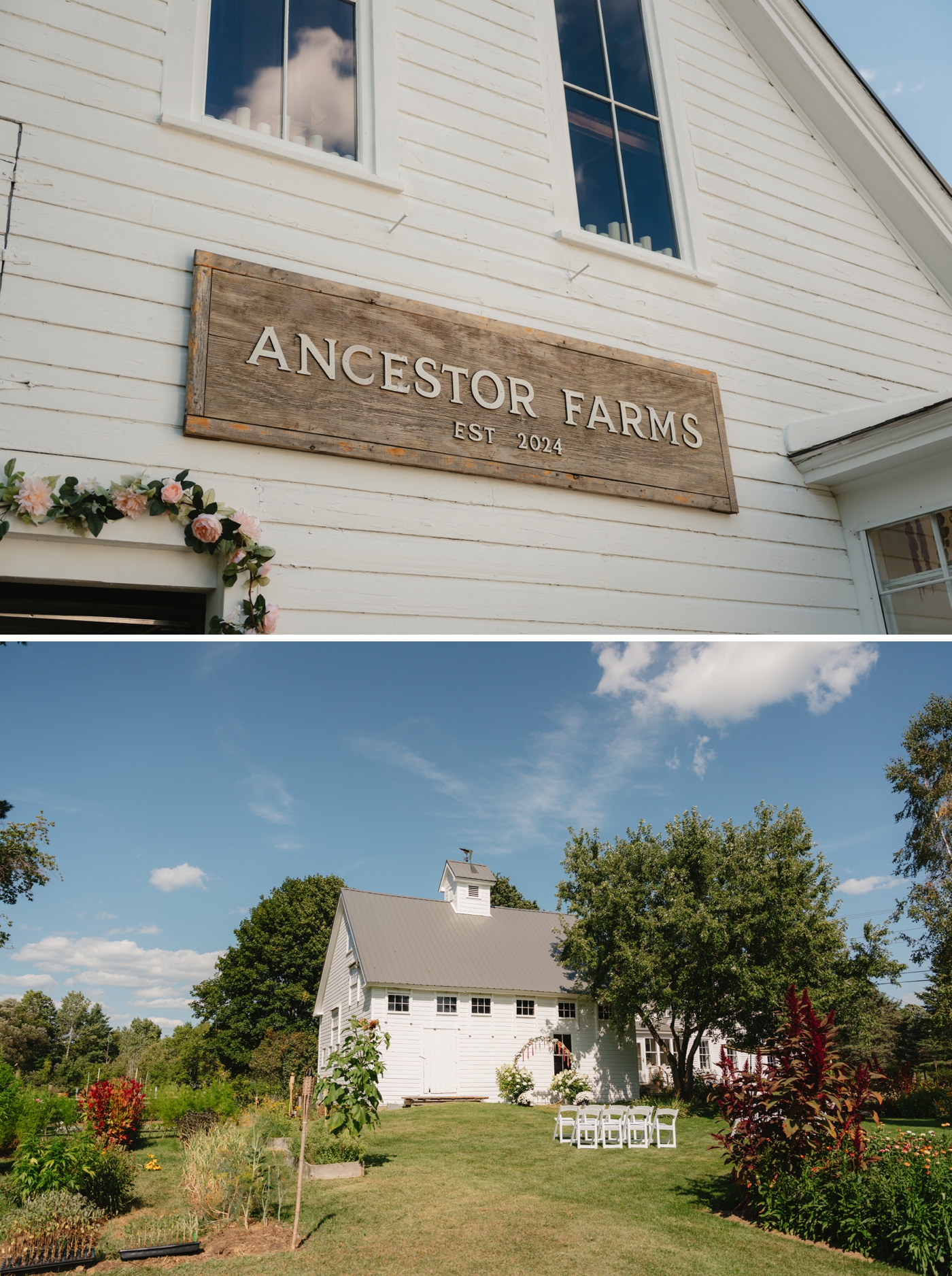 Summer wedding at Ancestor Farms