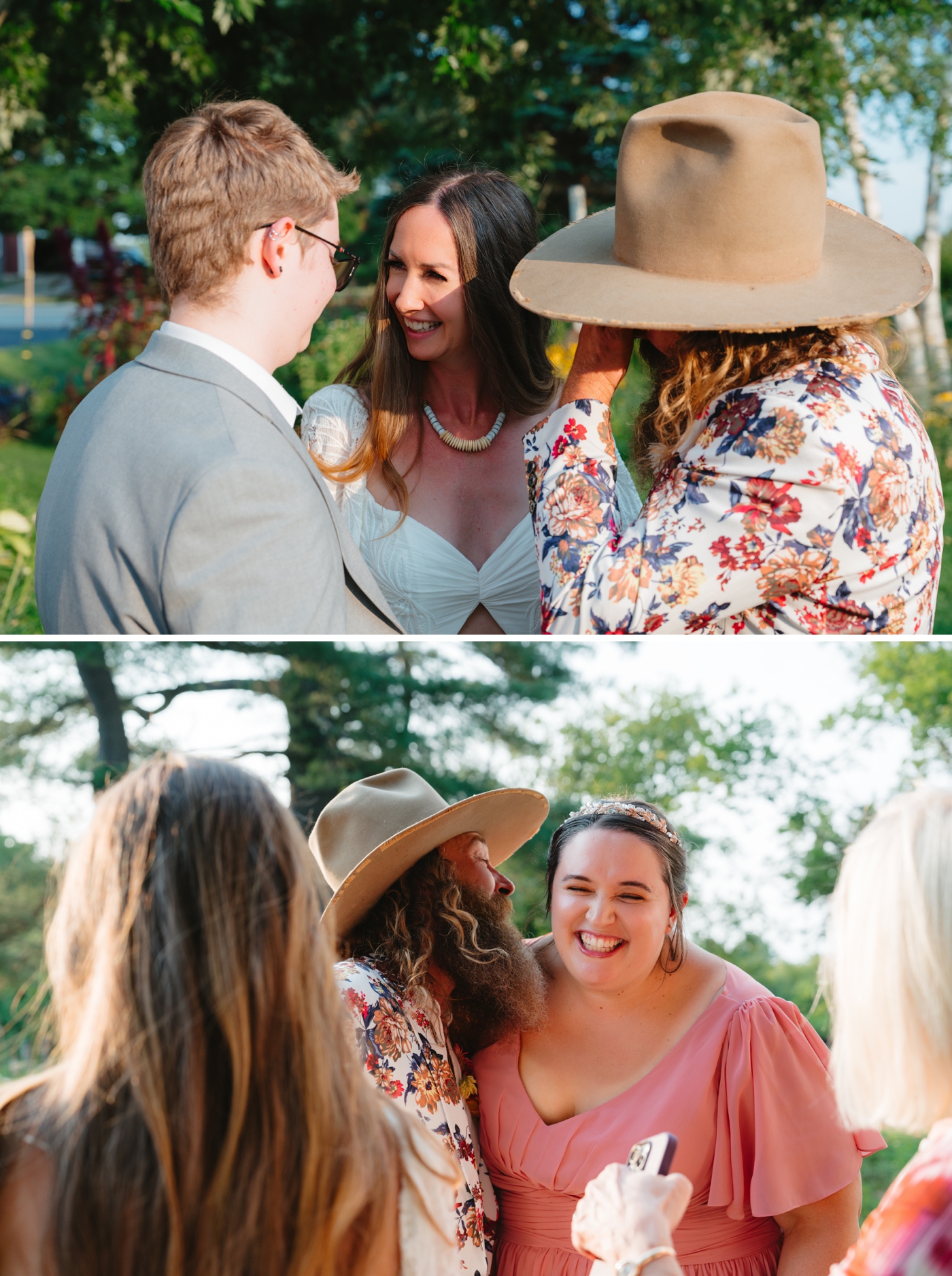 Intimate wedding at Ancestor Farms