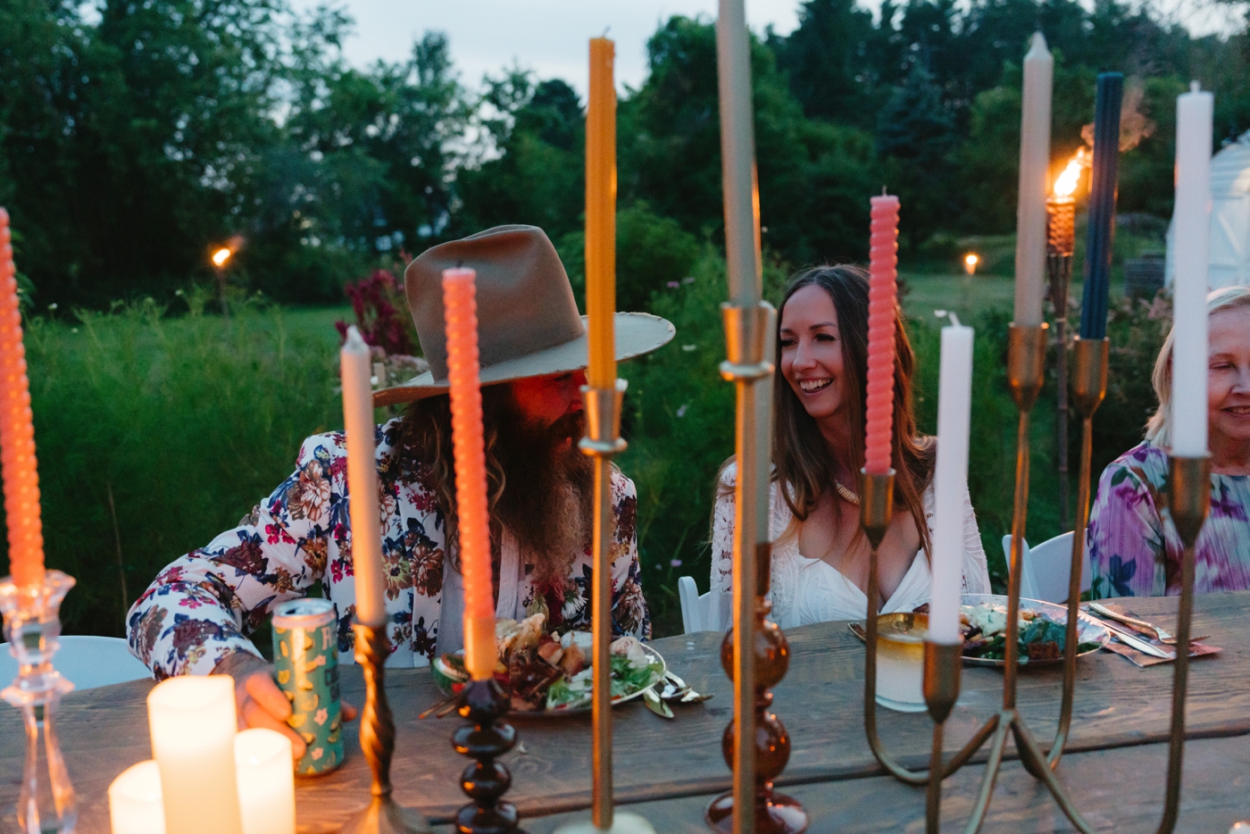 Intimate wedding at Ancestor Farms