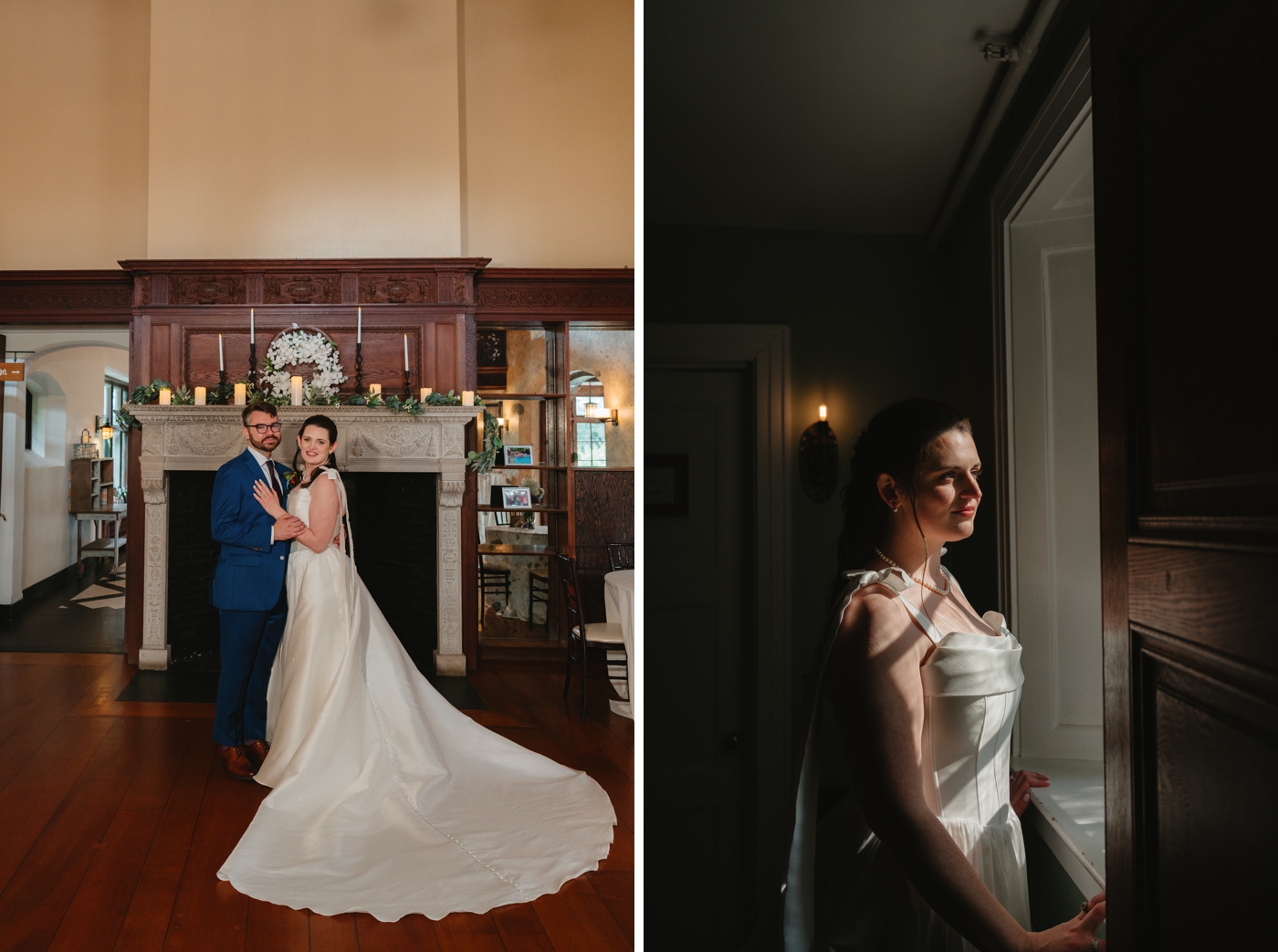 Bridal portraits at the Willowdale Estate