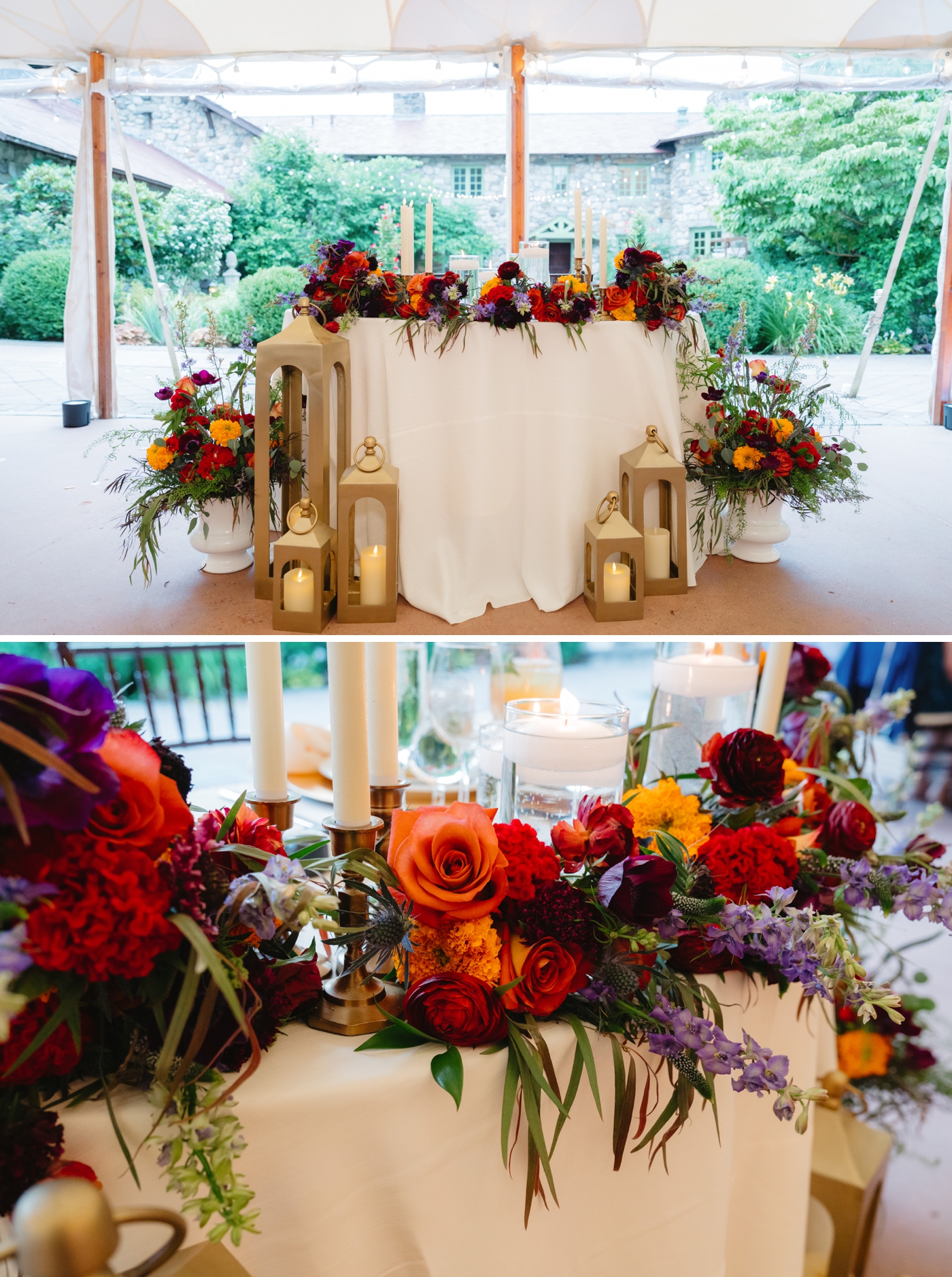 New England wedding flowers by A Natural Arrangement