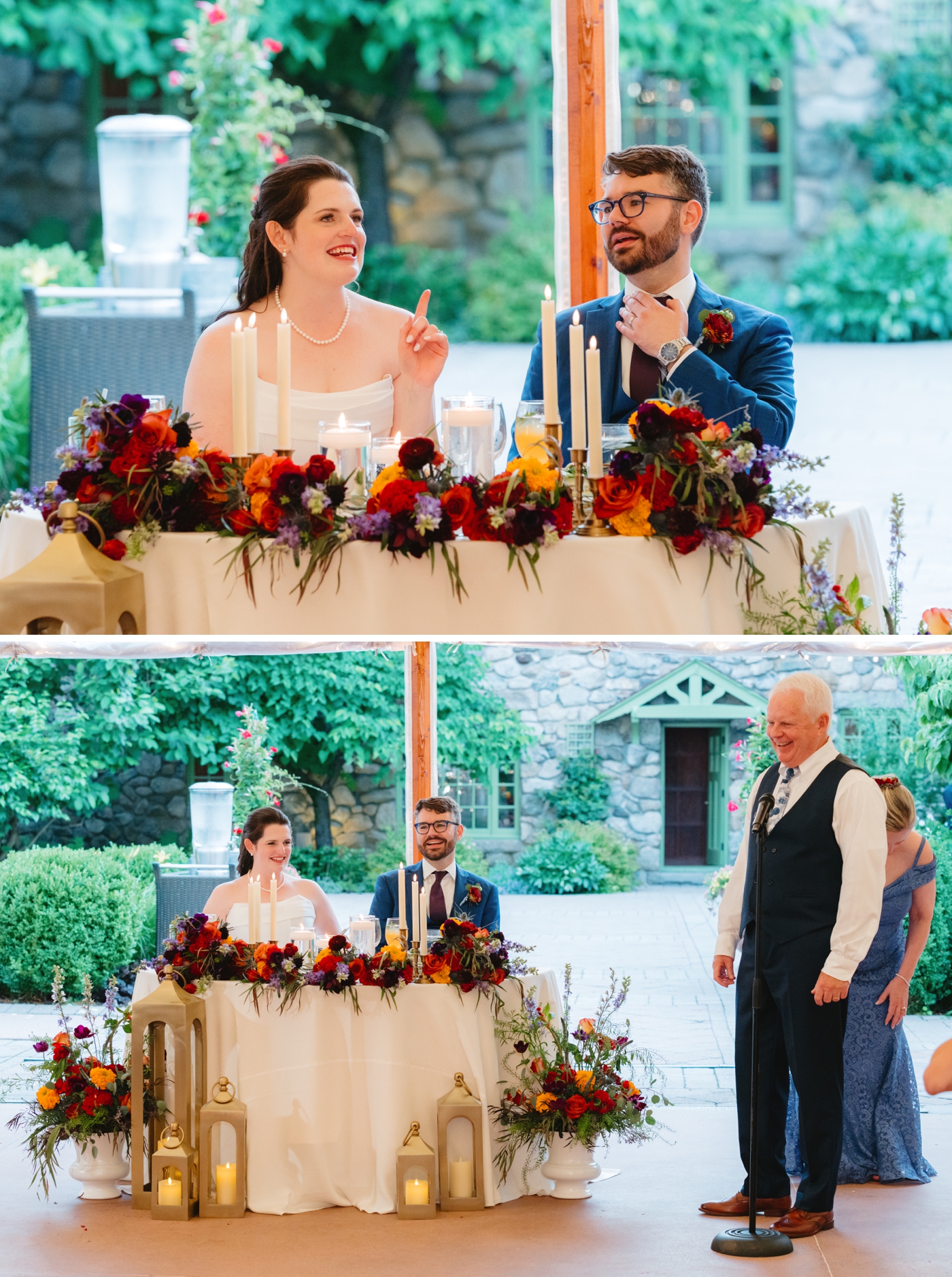 Wedding reception at the Willowdale Estate