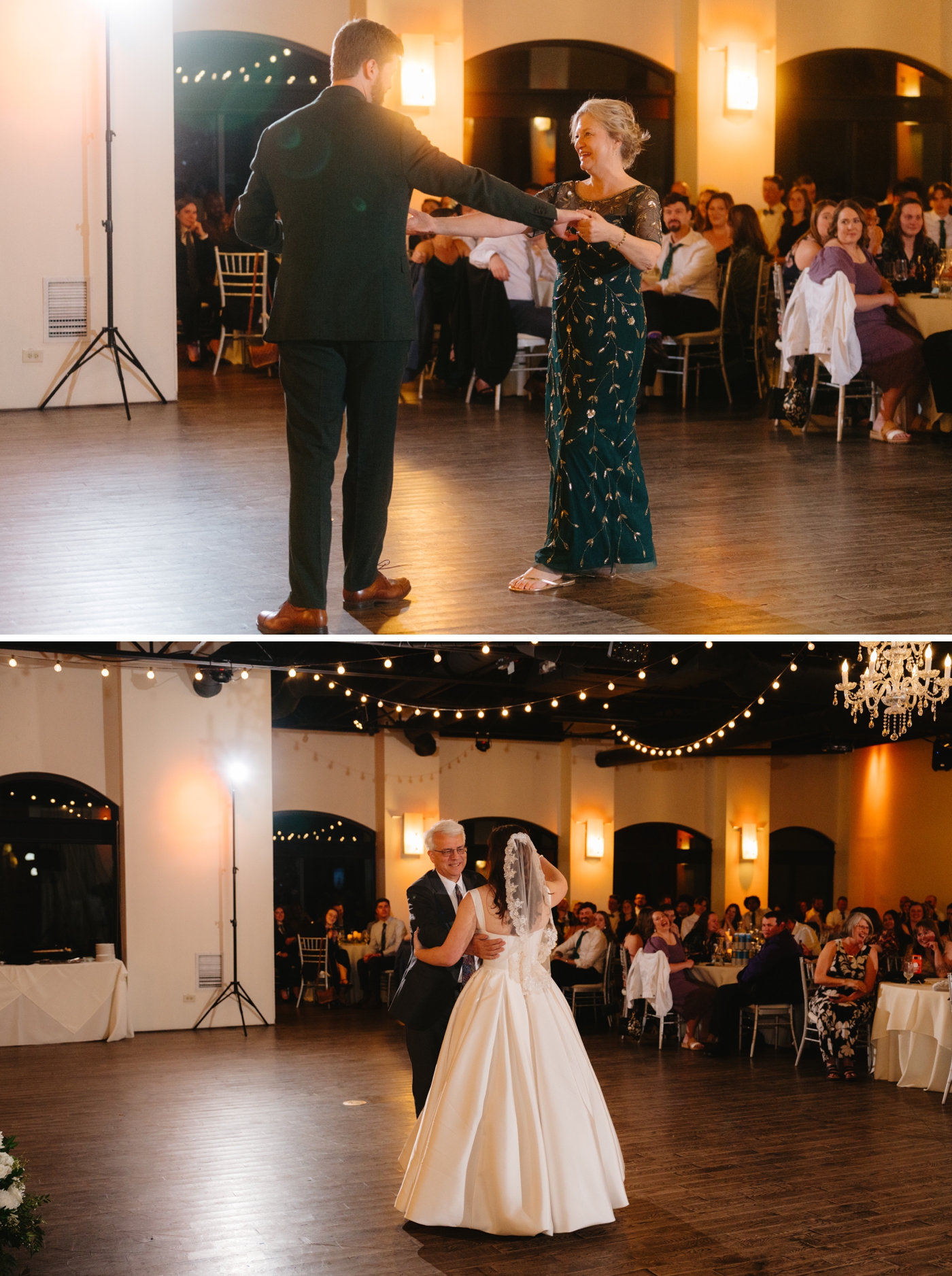 Parent dances at a Wellshire Event Center wedding