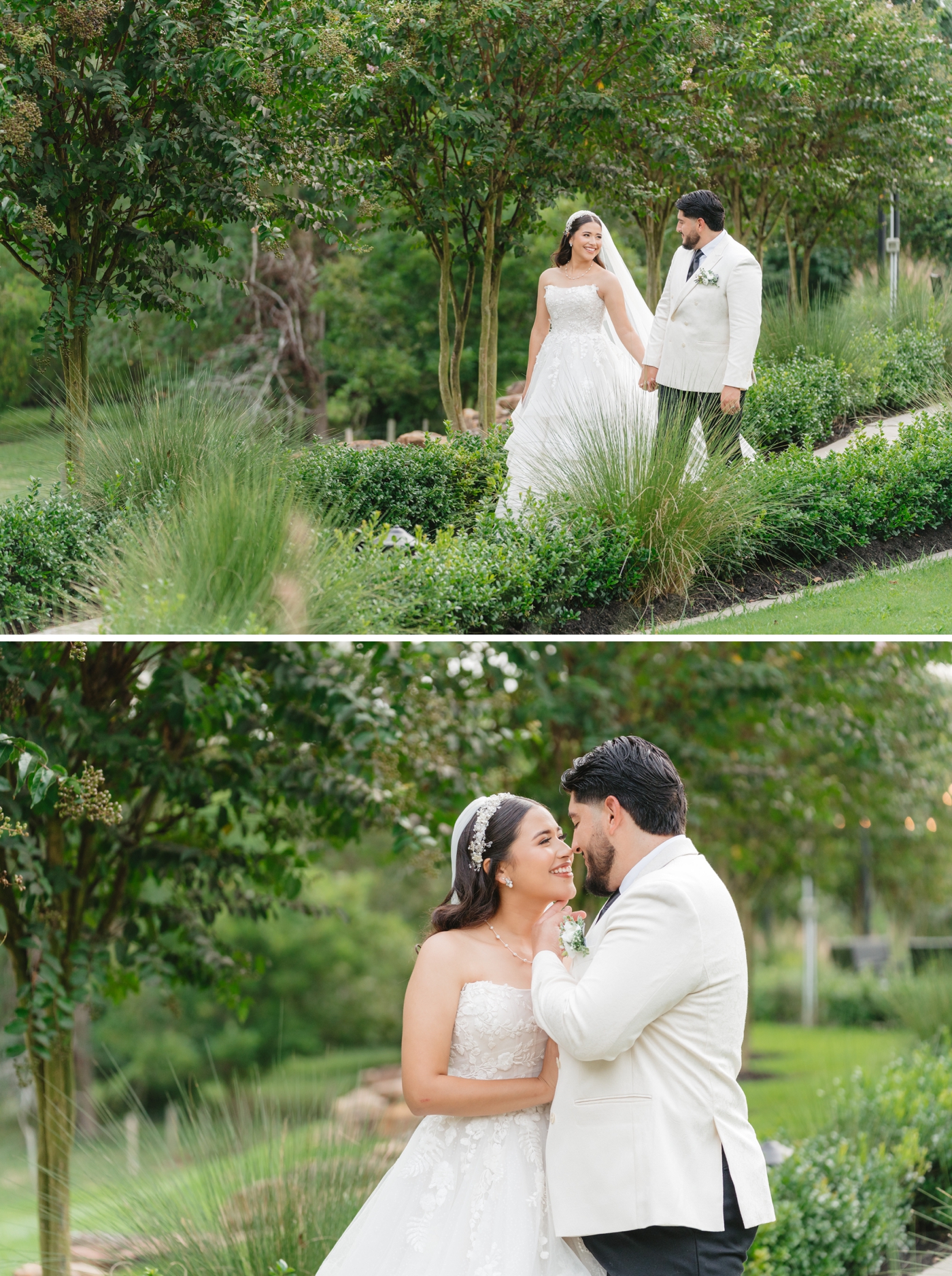 Bridal portraits at The Springs in Wallisville